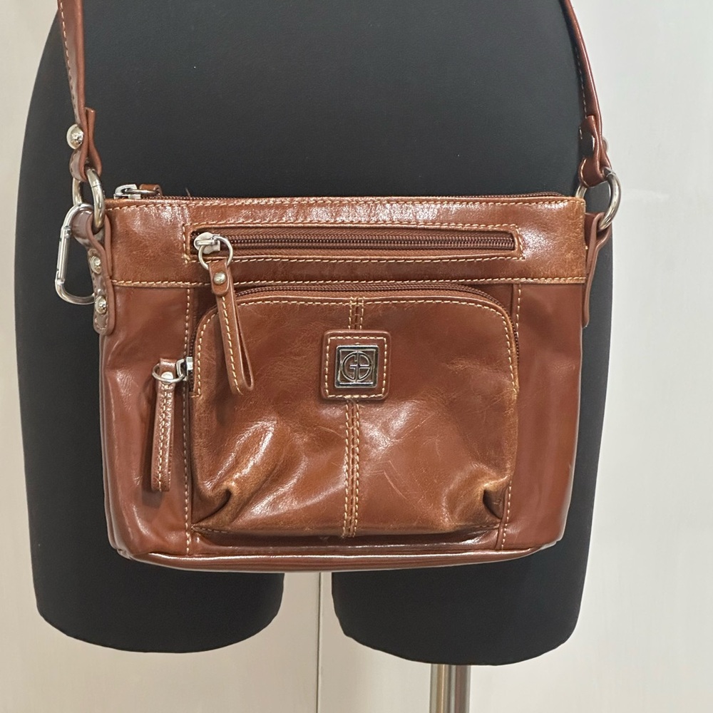 Giani Bernini Brown Crossbody Bag